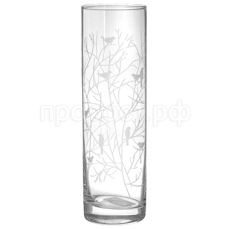 Ваза д/цветов Венский лес графит стекл. /767-Г /12шт/ДК