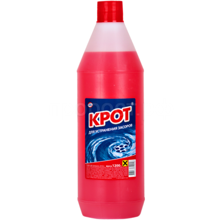 Ср-во д/засоров КРОТ 1000мл