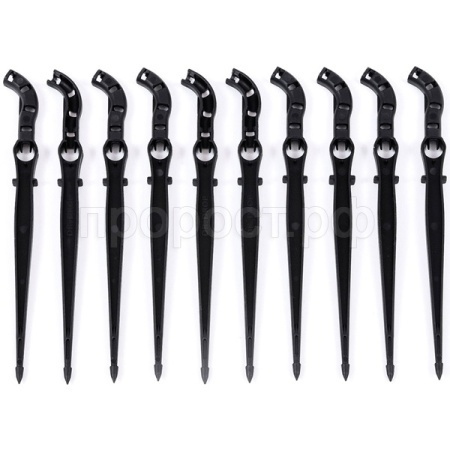 Полив Набор стрелок с зажимом(10шт) от водопровода д/кап.полива Жук 330221-00