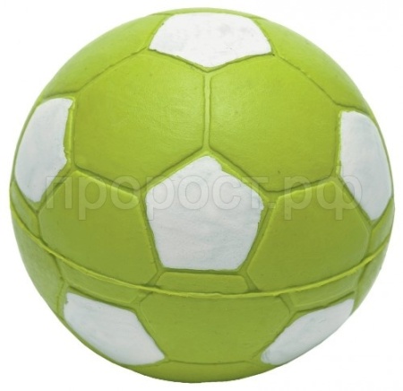 Игрушка для собак средних пород Мяч футбольный со звонком 6см/C2854