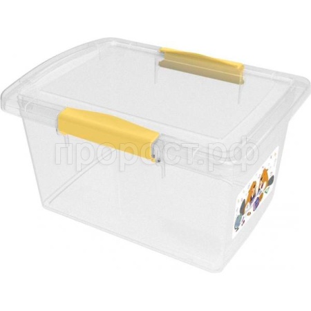 Ящик д/хранения 2,5л Keeplex School с защелками KL2494 /12шт/ПР