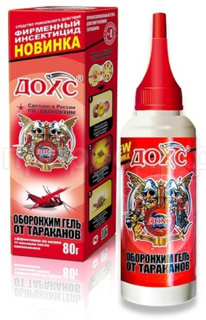 Гель Оборонхим-гель ДОХС от тараканов 80гр флакон