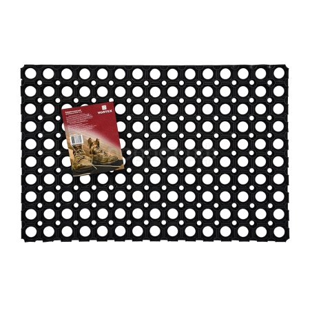 Коврик придверный 40*60*1,6см VORTEX ячеистый, грязесборный