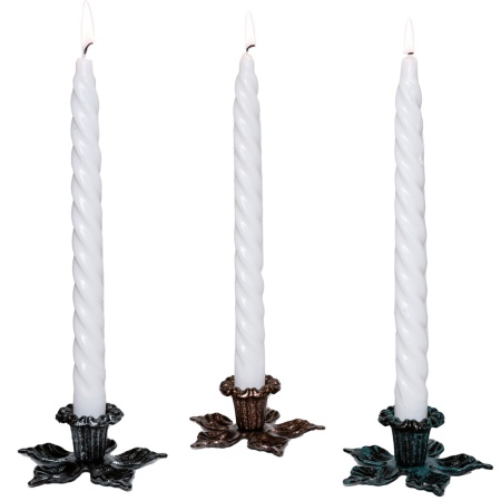 ДЕКОР Подсвечник Цветок антик золото РЗДИ/1шт