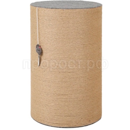 Когтеточка ЦИЛИНДР БРУТАЛ джут L  36,5х36,5х61см КД-33