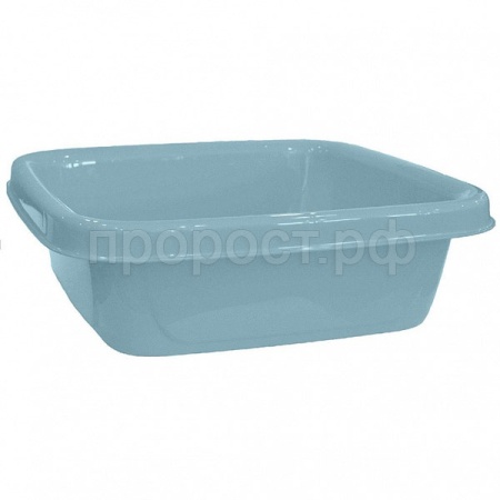 Таз 10л Step квадратный небесный SV3940/17шт/ПР 