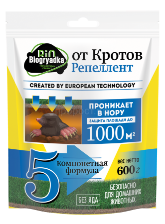 Biogryadka 600гр от кротов репеллент