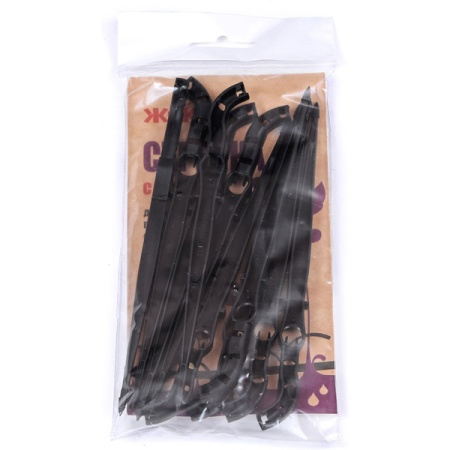 Полив Набор стрелок с зажимом(10шт) от водопровода д/кап.полива Жук 330221-00