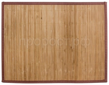 Салфетка сервировочная ВМ-01 бамбуковая коричневый 