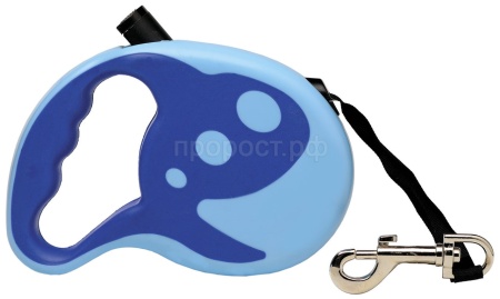 Рулетка автоматическая 5м на 50кг сине-голубая/DS022