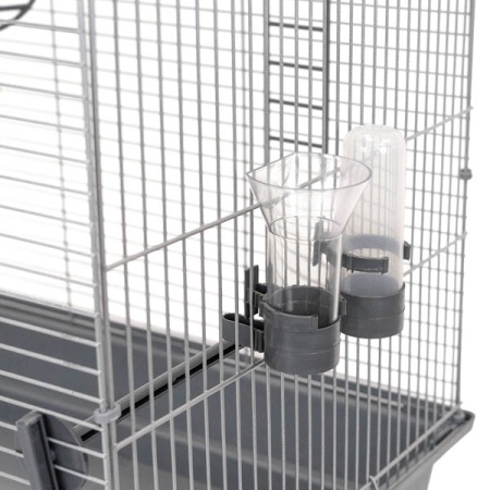 Клетка д/птиц ЛОРА-3 ECO 58*40*126см (укомплект) 3 секции серая/4612/Дарэлл