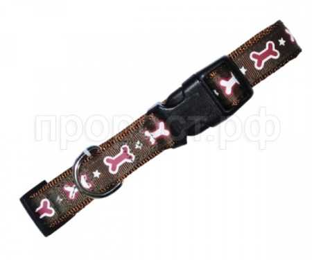 Шлейка капрон 1,0*20*35см двойная с тесьмой лапки цвет микс /ТШ12/Евро