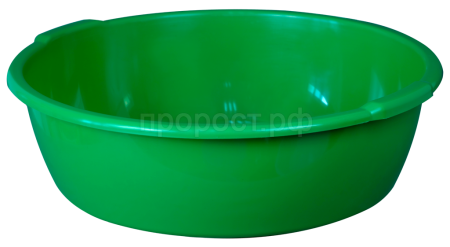 Таз 45л с ручками зеленый 03010