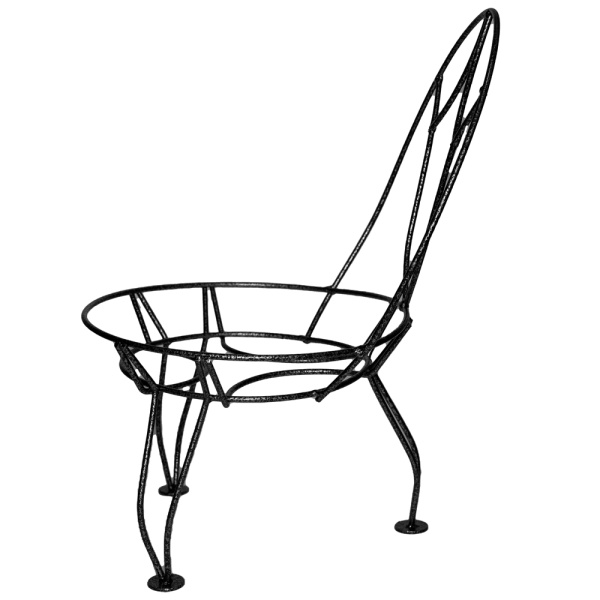 Подставка Настольная РЗДИ Стульчик 1 горшок черный