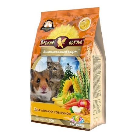 Корм для мелких грызунов Верные  друзья 500гр 