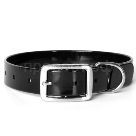 Ошейник биотан 30мм черный матовый 46-56см/00230561-97/Каскад