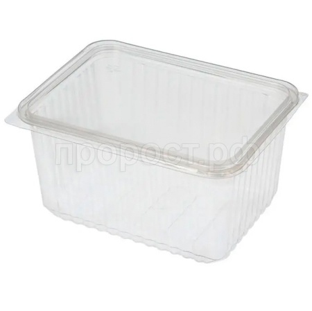 2209615 Контейнер 186*82мм 1500мл (100шт) с крышкой ПП CLPO /5шт/ К