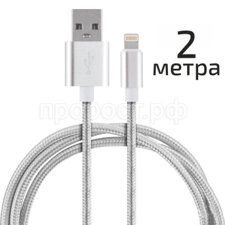 Кабель Energy ET-29 USB/Lightning 2м серебро 104110 /100шт/